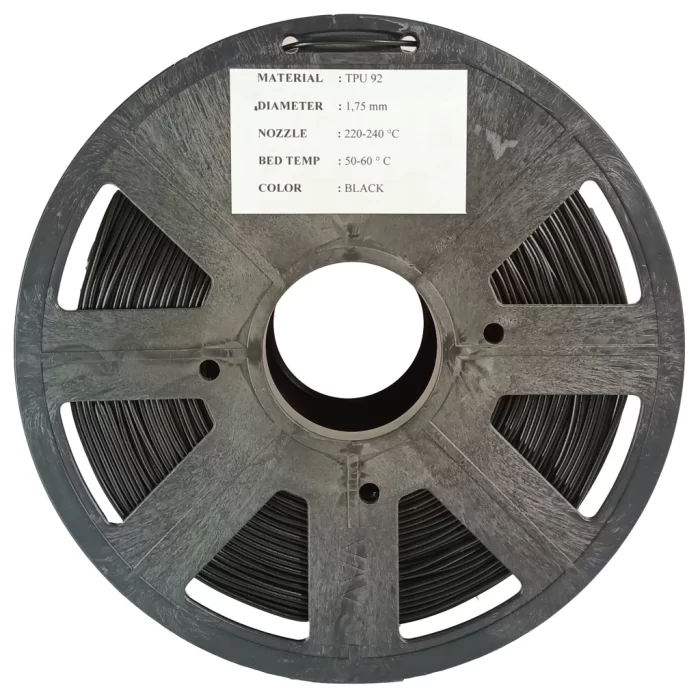 SAVA Siyah TPU Filament 1.75mm 1kg (92 Shore)