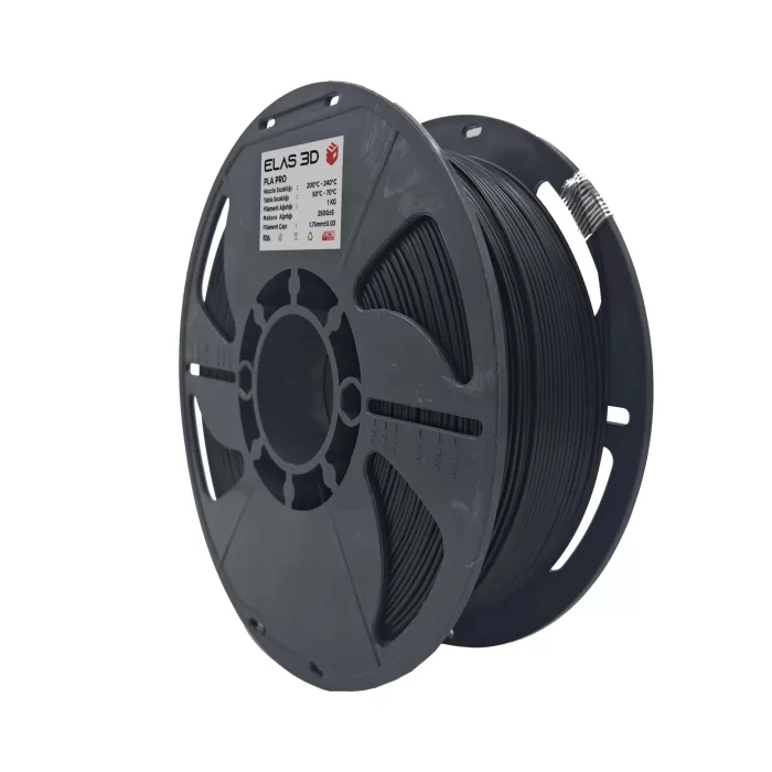 ELAS Siyah PLA PRO Filament 1.75mm 1kg