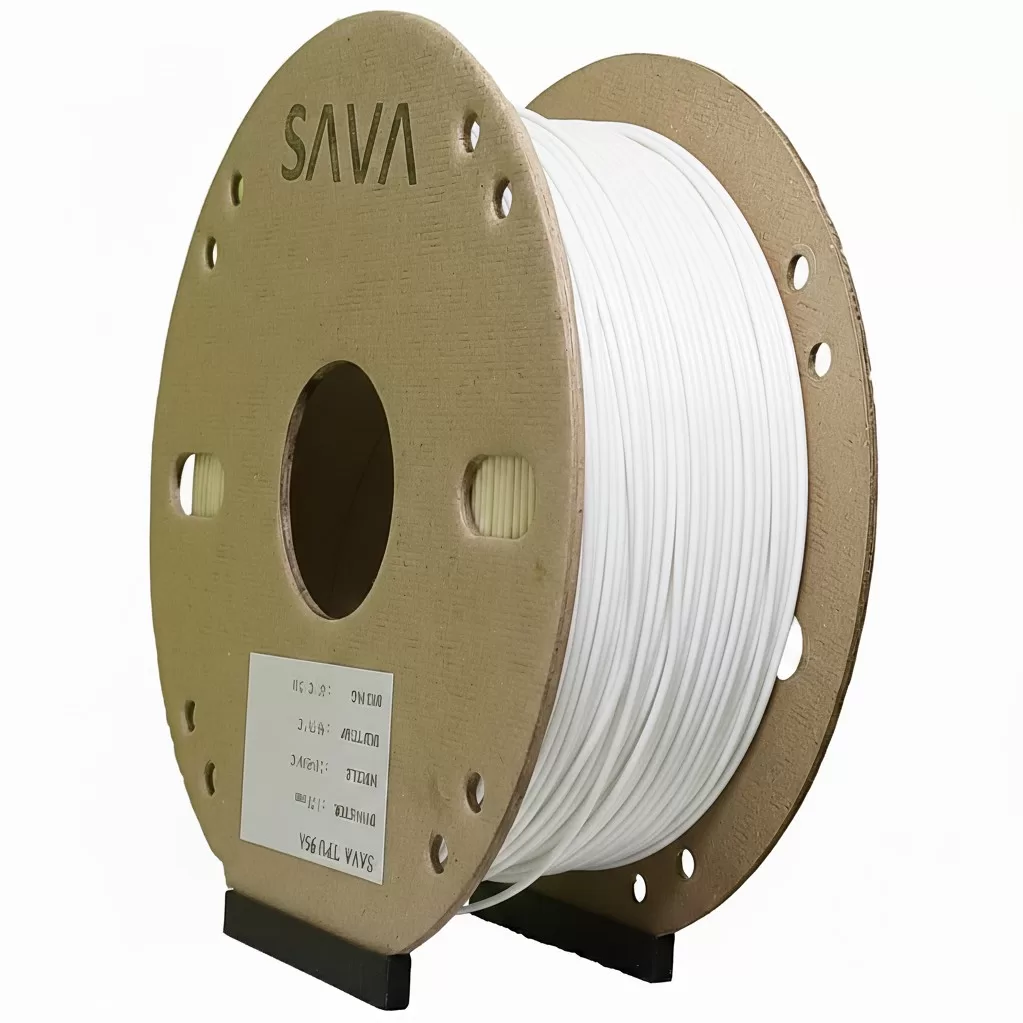 20112025114555 SAVA Beyaz TPU Filament 1.75mm 1kg (92 Shore)