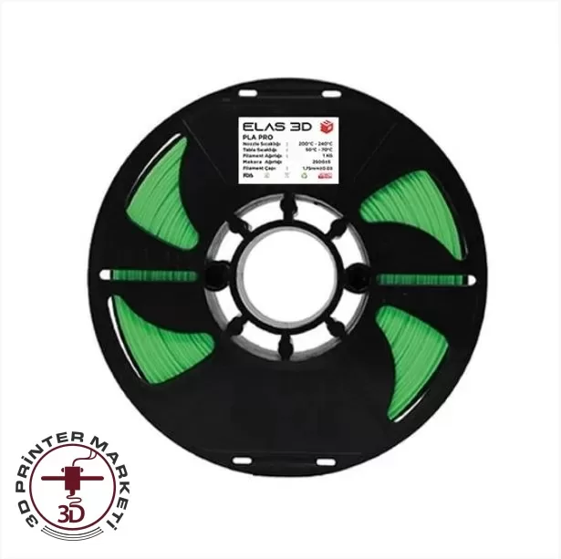 elas-fistik-yesili-pla-pro-filament-2-wm ELAS Fıstık Yeşili PLA PRO Filament 1.75mm 1kg