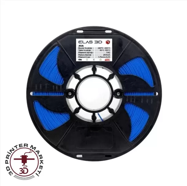 elas-mavi-asa-filament-wm ELAS Mavi ASA Filament 1.75mm 1kg