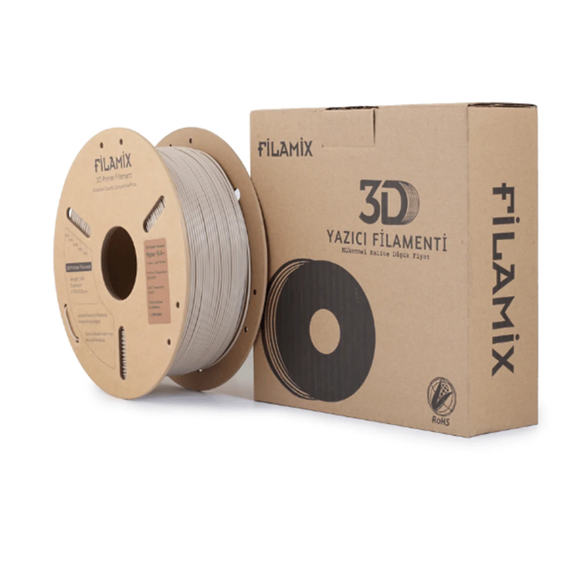 filamix-acik-kahverengi-pla-plus FİLAMİX Light Brown (Açık Kahverengi) PLA+ Filament 1.75mm 1kg