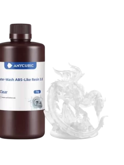 Anycubic Water Wash ABS-Like Resin 3.0 Clear 1kg