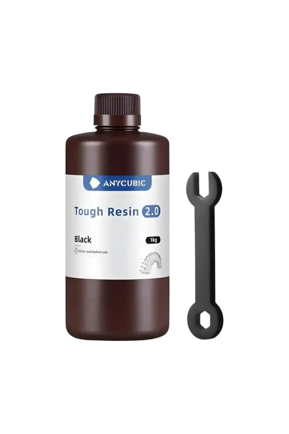 Anycubic Tough Resin 2.0 Siyah 1kg Anycubic Tough Resin 2.0 Siyah 1kg