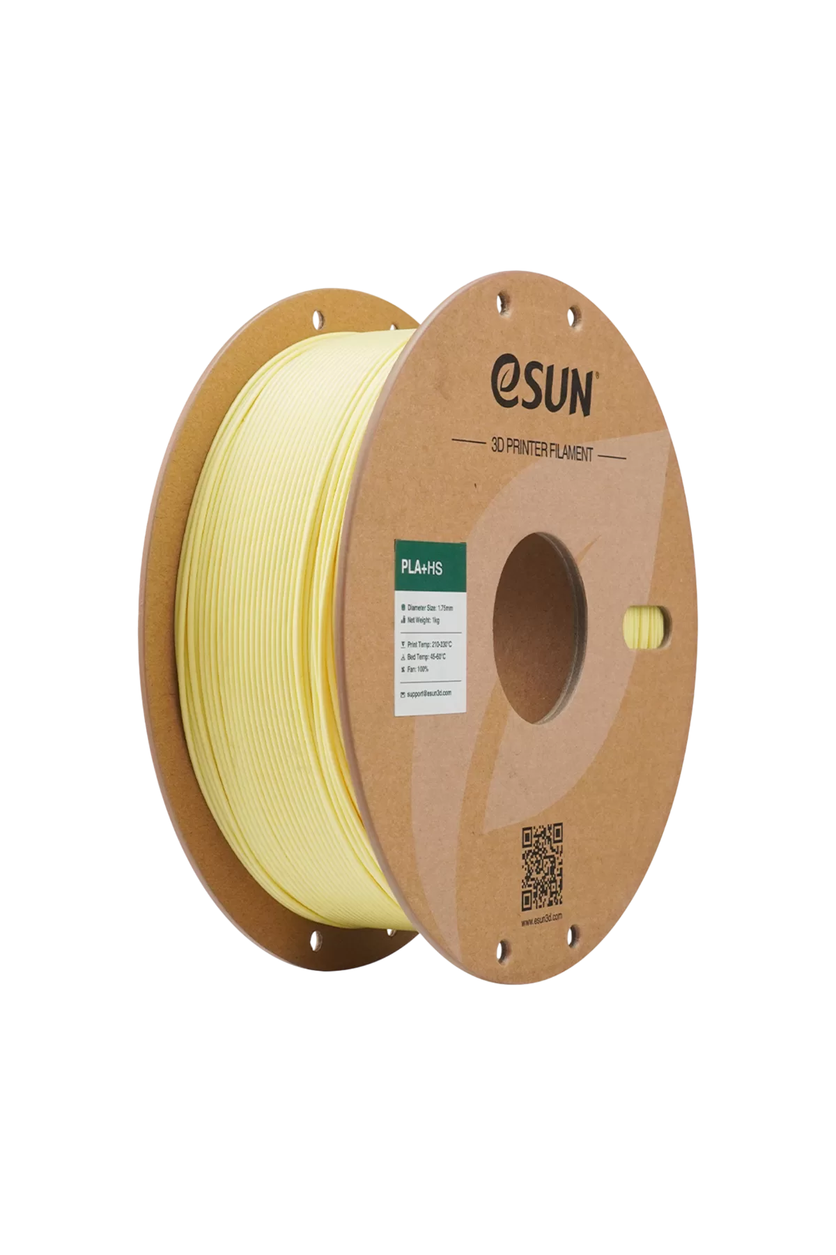 eSUN PLA HS Filament Badem Sarısı 1.75mm 1KG eSUN PLA HS Filament Badem Sarısı 1.75mm 1KG