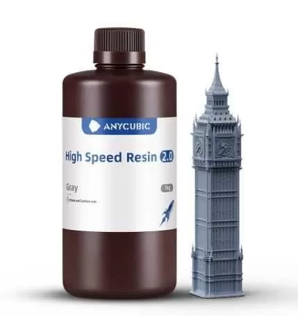Anycubic High Speed 2.0 Resin Gri 1kg