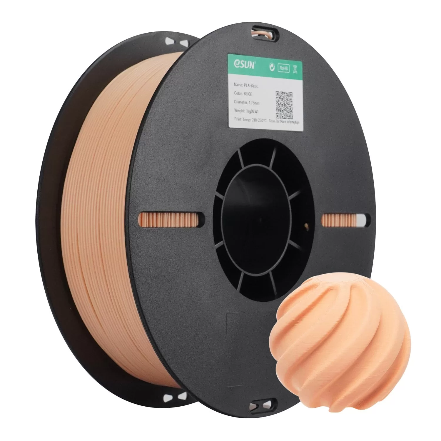 eSUN PLA Basic Filament Bej 1.75mm 1KG eSUN PLA Basic Filament Bej 1.75mm 1KG