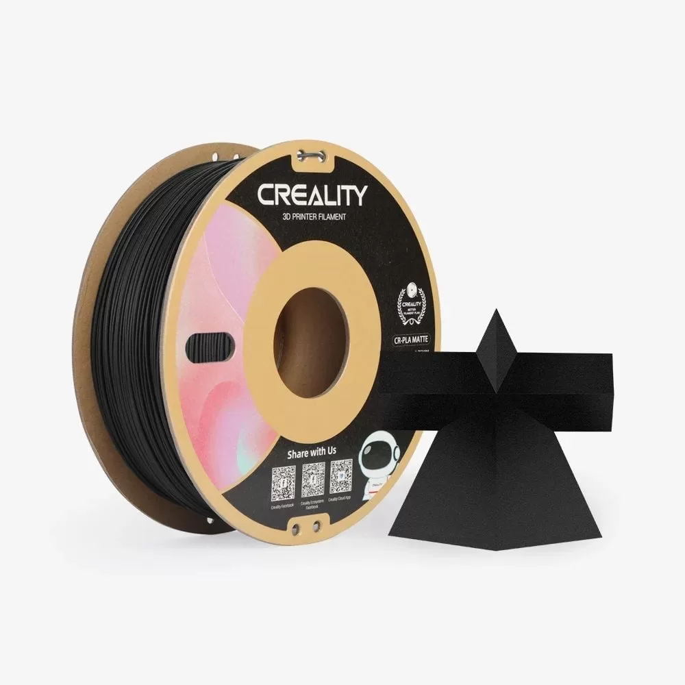 Creality CR-PLA Matte Siyah Filament 1.75mm 1kg Creality CR-PLA Matte Siyah Filament 1.75mm 1kg