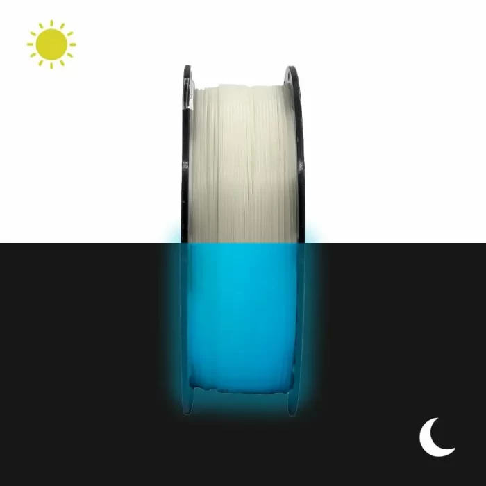 ELAS Mavi Glow PLA PRO Filament 1.75mm 1kg - Görsel 3