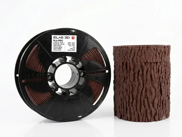 ELAS Koyu Kahverengi PLA PRO Filament 1.75mm 1kg - Görsel 3