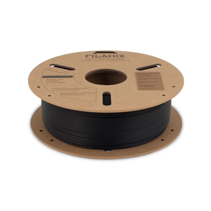 FİLAMİX Black (Siyah) PLA Matte Filament 1.75mm 1kg