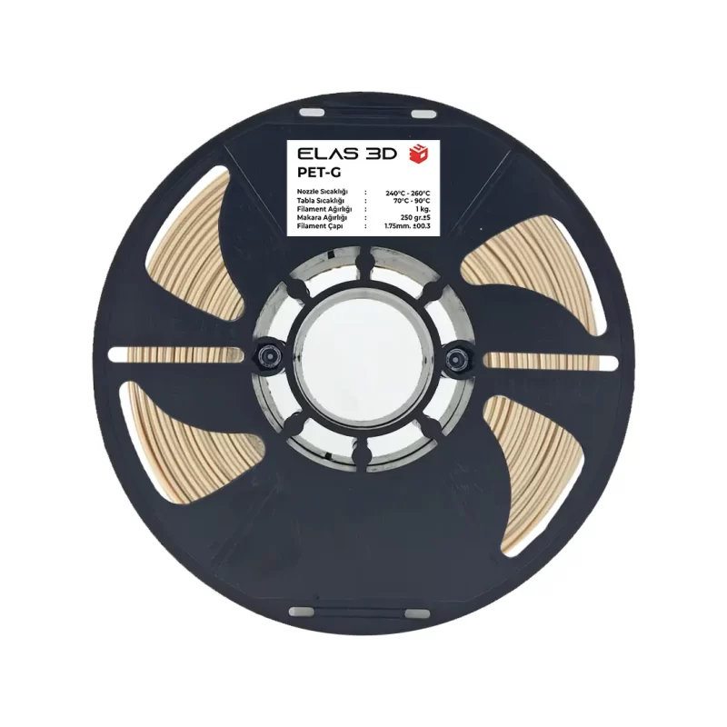 elas ten pet g makarali filament 175mm 1 kg 1